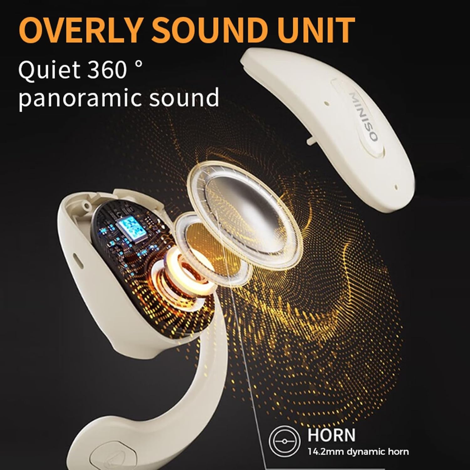 X15 PRO Translation Earbuds Open Ear Headphone Bluetooth 5.4 OWS AI Headphones Support 148 Languages Wireless Earbuds with Earhooks IPX5 Waterproof Bluetooth Earbuds Black（With AI）